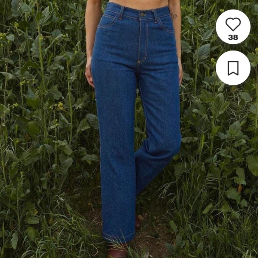 Lykke Wullf Cowgirl Jean - Size 4 - Medium Wash